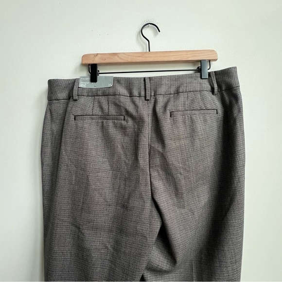 NWT Talbots Newport Houndstooth Trouser Pants Wool 16 Academia Professional - Picture 6 of 15
